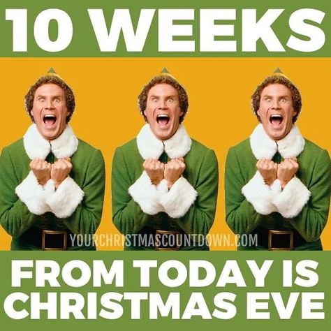 Only 10 weeks until Christmas Eve! 🎄 Repost from @yourchristmascountdown! Countdown Images, Quotes December, Weeks Till Christmas, Weeks Until Christmas, Celebrate Jesus, Christmas Everyday, Recipes For Christmas, Christmas Memes, Christmas Tree And Santa