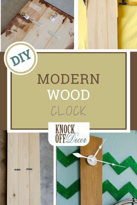 Lindsay from Makely Home kicked off her Knocktoberfest with a fun DIY clock project she whipped up. Wood Clock Diy, Clock Project, Wood Clock, Wood Clocks, Diy Clock, Modern Diy, Rustic Bedroom, You Sure, Fun Diy