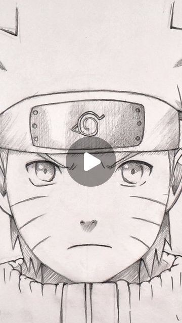 Anime Cute Drawings Easy, Drawing Anime Naruto Art, Naruto Easy Drawing, Naruto Art Sketch, Easy Anime Drawings For Beginners, Naruto Drawings Sketches, Anime Drawing Naruto, Anime Easy Drawing, Anime Sketch Easy