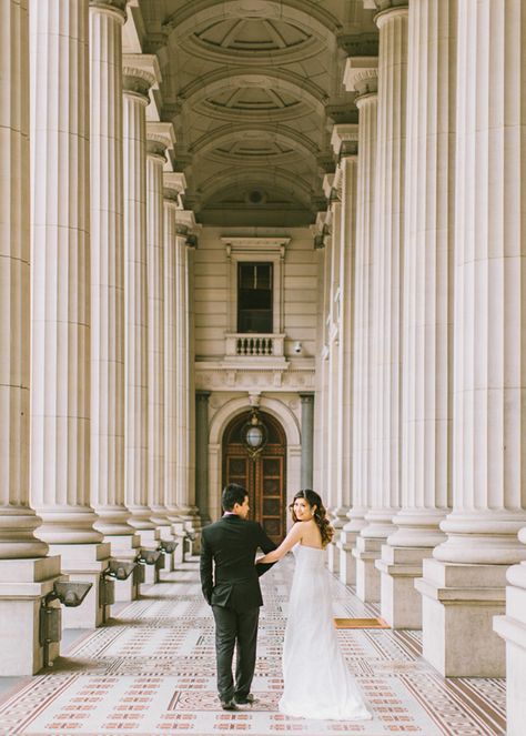 Australia Engagement Shoot | Photo: Orange Studios Prenuptial Photoshoot, Themed Engagement Photos, Photo Orange, Parliament House, Pre Wedding Shoot Ideas, Philippines Wedding, Wedding List, Melbourne Wedding, Groom Poses