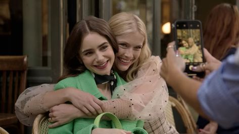 30 'Emily In Paris' Quotes For Instagram Captions You'll Absolutely Louvre Emily In Paris Camille, Lily Jane Collins, Camille Razat, Paris Quotes, Emily In Paris Outfits, I Love Sleep, Phil Collins, Emily In Paris, Paris Outfits