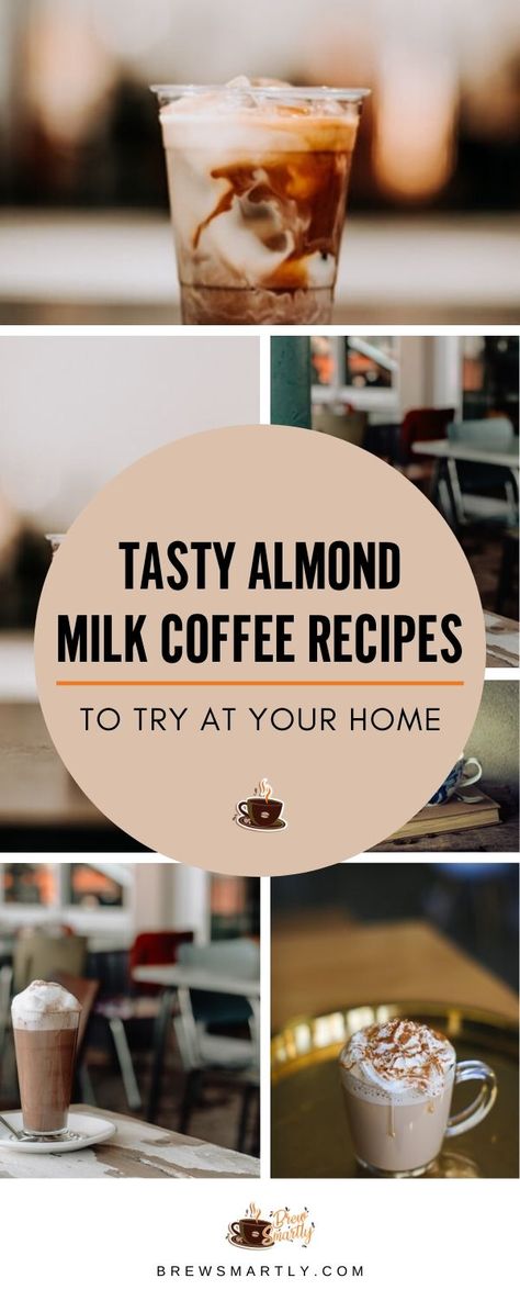 Silk Almond Milk Recipes, Almond Milk Espresso Drinks, Coffee Recipes With Almond Milk, Unsweetened Vanilla Almond Milk Recipes, Things To Make With Almond Milk, Almond Milk Iced Coffee Recipe, Uses For Almond Milk, Almond Milk Coffee Creamer Recipes, Almond Milk Iced Coffee