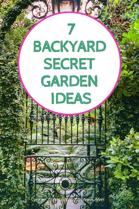 Secret Garden Ideas: How To Create A Magical Backyard Hidden Garden | Gardens Garden Makeup Look, Secret Garden Outfit, Garden Prom Theme, Secret Garden Tattoo, Secret Garden Prom, Garden Outfit Ideas, Secret Garden Key, Backyard Secret Garden, Secret Garden Wedding Theme