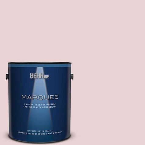 1 gal. #S130-1 Beloved Pink Satin Enamel Interior Paint & Primer Behr Marquee, Bathroom Decorating Ideas, Bathroom Decorating, Bbq Grills, Paint Primer, Lighting Ceiling, Kitchen Remodeling, Ideas Kitchen, Ceiling Fans