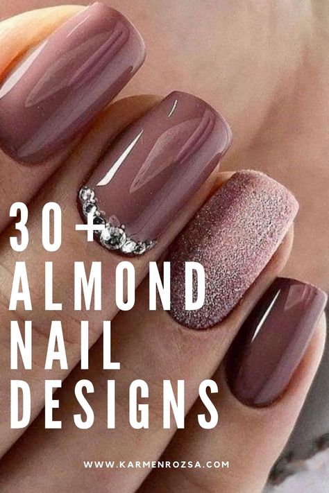 30+ almond nail designs for spring to match your spring outfit and spring style. Nail styles don't have to break the bank! Try the elegant almond nail design for affordable spring nails. Experiment with soft pastel shades, French tips, or playful polka dots to add a touch of seasonal flair. Get ready to turn heads with your stylish and budget-friendly manicure! 💅💲🌷 Easy Fall Nail Designs, Nail Designs For Spring, Almond Nail Designs, Wine Nails, Simple Fall Nails, Nail Color Trends, Fall Manicure, Fall Gel Nails, Almond Nails Designs