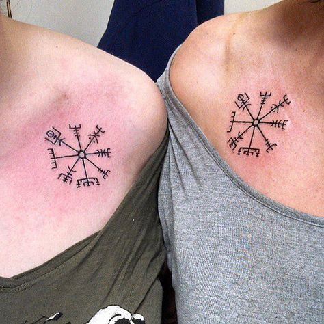 Matching Norse Tattoos, Helm Of Awe Tattoo, Tattoos Celtic, The Helm Of Awe, Rip Tattoo, Orca Tattoo, Helm Of Awe, Norse Tattoo, Nordic Tattoo