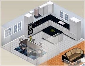 l shaped kitchen designs with island pictures. kitchen island small overhang #kitchenislandideas Kitchen Designs With Island, Small L Shaped Kitchen, Small L Shaped Kitchens, Modern Family Kitchen, Small Kitchen Plans, L Shaped Kitchen Designs, Kitchen Layouts With Island, Kitchen Design With Island, Kitchen Layout Plans