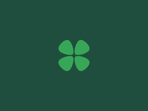 Lucky Logo, Shamrock Logo, Clover Logo Design, Four Leaf Clover Logo, Herb Logo, Research Logo, Clover Logo, Four Leaf Clover Tattoo, Typeface Logo