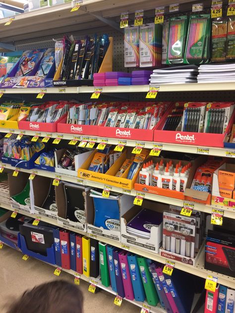 School Store Ideas, School Supplies Store, Essential School Supplies, Stationery Store Design, School Material, Preppy Decor, School Store, School Supply Store, First Day Of School Activities