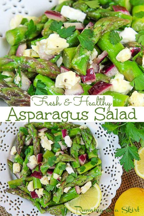 Easter Asparagus, Aspargus Salad, Cold Asparagus, Pescatarian Recipes Healthy, Dressing Vinaigrette, Asparagus Salad Recipe, Vegetarian Stuffing, Vegetarian Salad, Recipe Challenge