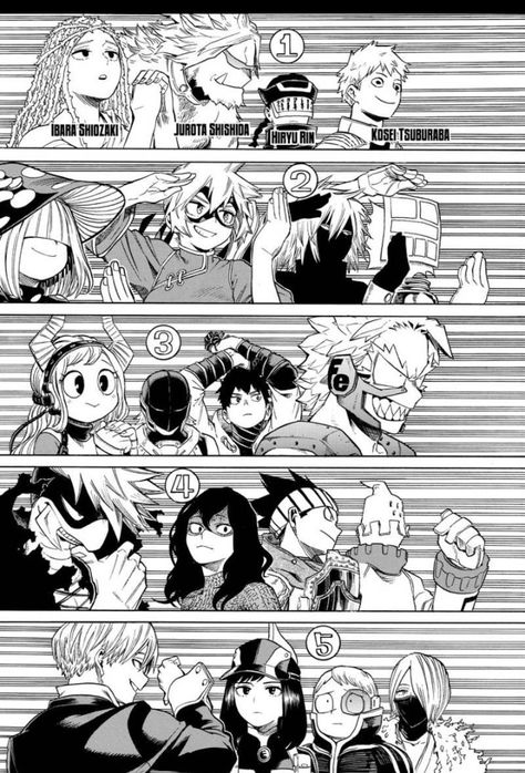 Class B Mha, Class 1 B Bnha, Class 1b Bnha, Reiko Yanagi, Class 1b, Class 1 B, Comic Layout, Class 1 A, Kendo