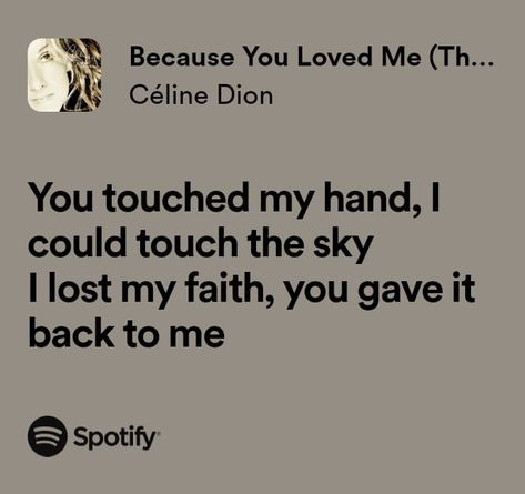 Celion Dion, Celine Dion Songs, My Love Song, Because I Love You, Tat Ideas, Love Songs Lyrics, All Songs, Music Aesthetic, Describe Me