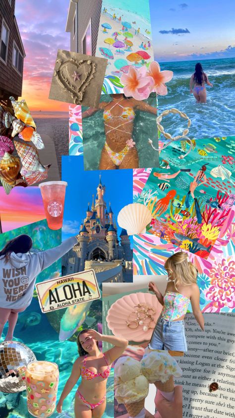 Summer Beach Party Aesthetic, Ocean Wallpapers, Hawaii Girl, Beachy Wallpapers, Shuffles Summer, Aesthetic Beach Girl, Surfer Vibes, Summer Aesthetic Beach, Coconut Girl Aesthetic