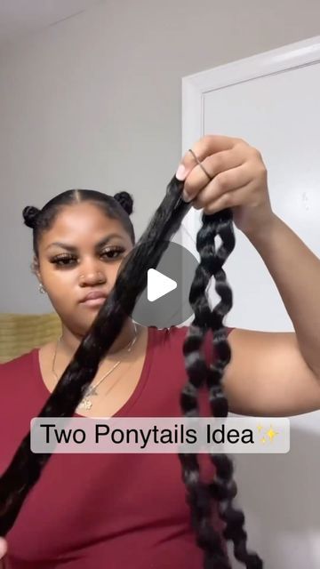 Two Ponytails With Weave, Two Ponytails, Weave Ponytail, Human Hair Bundles, Hd Lace, Free Hair, Hair Bundles, Big Sale, Be Perfect