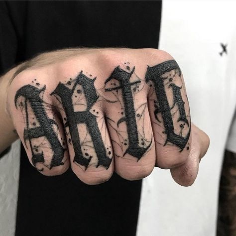 Aztec Tattoos Sleeve, Knuckle Tattoos, Hand And Finger Tattoos, Hand Tats, Wild Tattoo, Calligraphy Tattoo, Neck Tattoo For Guys, Tattoo Lettering Fonts, Tatuaje A Color