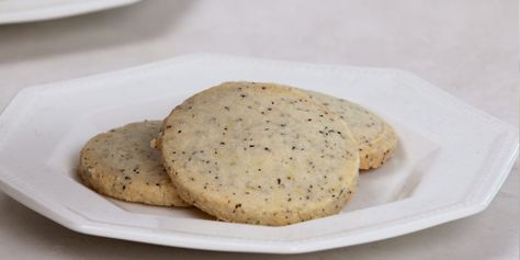 London Fog Shortbread Cookies - Splenda® Poppy Cookies, Poppyseed Cookies, Lemon Poppy Seed Cookies, Poppy Seed Cookies, Vegan Superfoods, Seed Cookies, Vegan Snack, Breakfast Goodies, Lemon Poppy Seed