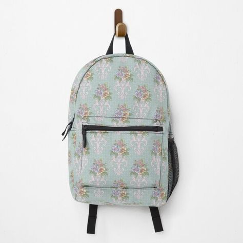 "Victorians style with a colorful flowers " Backpack for Sale by DArtDByMariam | Redbubble Types Of Bag, Laptop Pocket, Victorian Fashion, Drawstring Bag, Colorful Flowers, Flower Designs, Fashion Backpack, Different Styles, Sublimation Printing