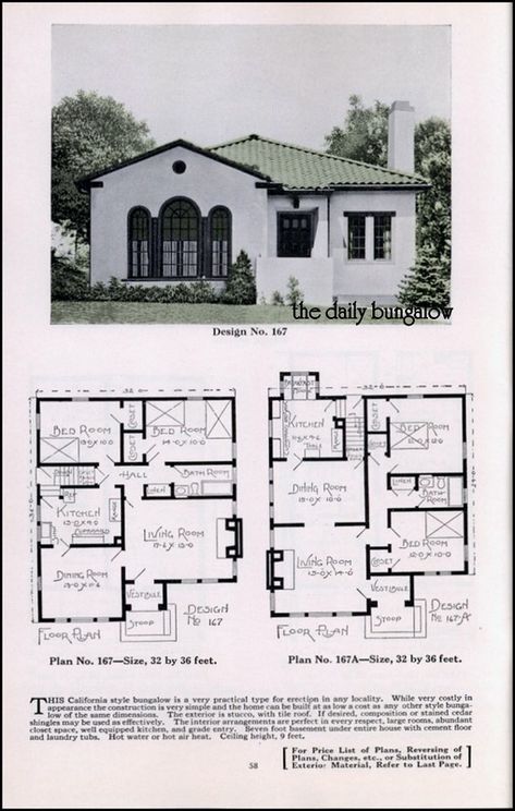 Bungalow House Plans | Plan Service Co. Late twenties house … | Daily Bungalow | Flickr Spanish Bungalow House Plans, Small Spanish House, Mexican House Plans, Spanish Style House Plans, Spanish House Plans, Classic Bungalow, Late Twenties, Spanish Bungalow, Mediterranean House Plans