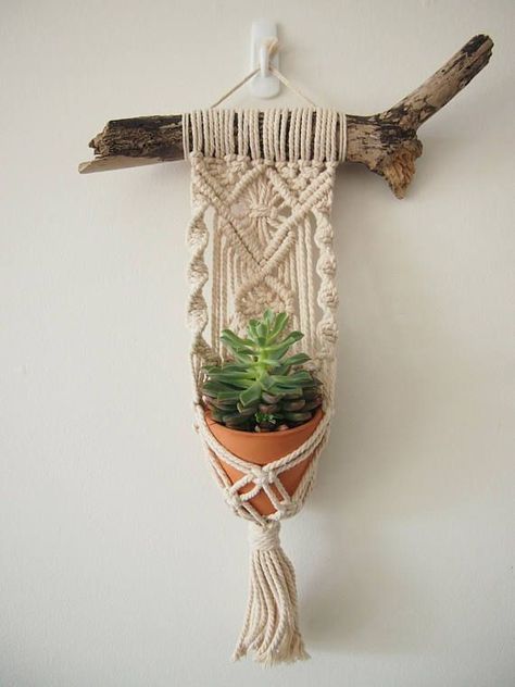 Diy Macrame Wall Hanging, Vertical Garden Indoor, Macrame Plant Hanger Patterns, Plant Hanging, Macrame Planter, Diy Macrame Plant Hanger, Hanger Diy, Hanging Plants Indoor, Diy Plant Hanger