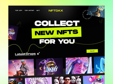 Nft Website Design, Nft Website, New Website Design, Fashion Website Design, Web Design Websites, News Website Design, Graphic Design Brochure, Pharmacy Design, Ui Ux Designer