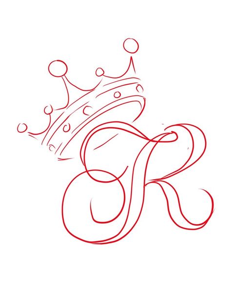 Letter J With Crown Tattoo, J With A Crown Tattoo, Simple Tattoo Stencils Outline For Women, Tattoo Art Drawings Design, Crown Tattoo Stencil, Crowns Tattoos, Old School Love Letters Drawings, Tattoo Outline Drawing Stencil Design, Tattoo Outline Drawing Stencil Ideas