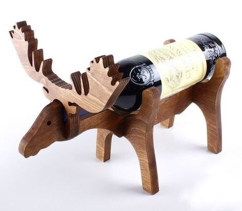 The vector file Laser Cut Moose Wine Bottle Holder 10mm CDR File is a Coreldraw cdr ( .cdr ) file type, size is 45.30 KB, under laser cut vectors. Router Ideas, Beverage Containers, Wine Bottle Stand, Cnc Machine Projects, Cnc Ideas, Wine Stand, Decoupage Wood, Cnc Files, Stand Ideas