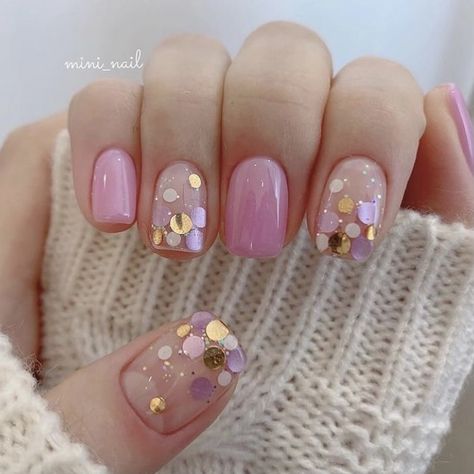 Mani Designs, Confetti Nails, Manicure Gel, Cute Gel Nails, Nails 2023, Nail Designs Glitter, Spring Nail, Kandy, Birthday Nails