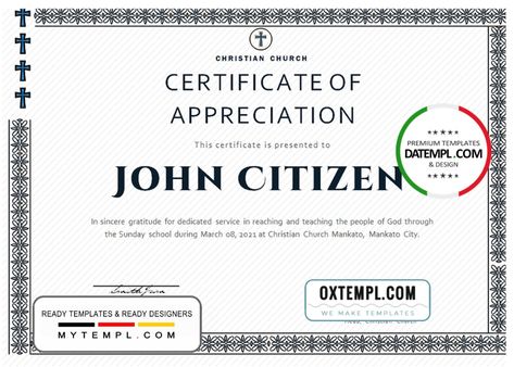 USA Pastor Appreciation certificate template in Word and PDF format – DATEMPL - premium templates with support Appreciation Certificate, Birth Certificate Template, Pastor Appreciation, Editable Certificates, Pastors Appreciation, Life Status, Certificate Of Appreciation, Credit Card Visa, Online Accounting