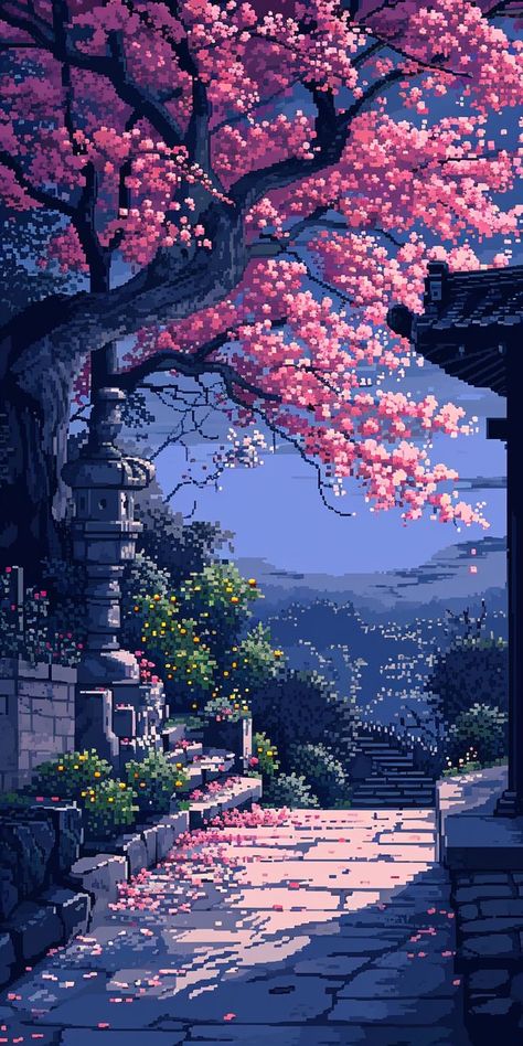 Wallpaper Iphone Pixel Art, Pixel Landscape Wallpaper, Digital Pixel Art, Aesthetic Pixel Wallpaper, Pixel Art Background Aesthetic, Aesthetic Pixel Art Wallpaper, Pixel Wallpaper Aesthetic, Pixel Art Aesthetic Wallpaper, Pixelated Wallpaper