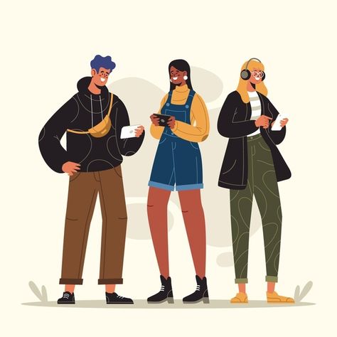 Vector Illustration People, Vector Illustration Character, Human Vector, Adobe Illustrator Design, Zine Design, Man Vector, Corporate Art, Isometric Design, City Illustration