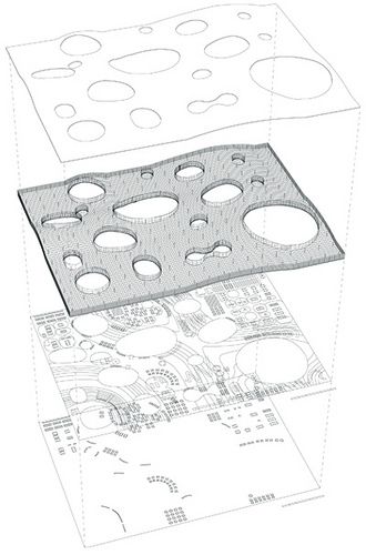 The Rolex Learning Center | beautiful rough Rolex Learning Center, Diploma Design, Ryue Nishizawa, Axonometric Drawing, Lausanne Switzerland, Proposal Design, Architecture Concept Diagram, Concept Diagram, Diagram Architecture