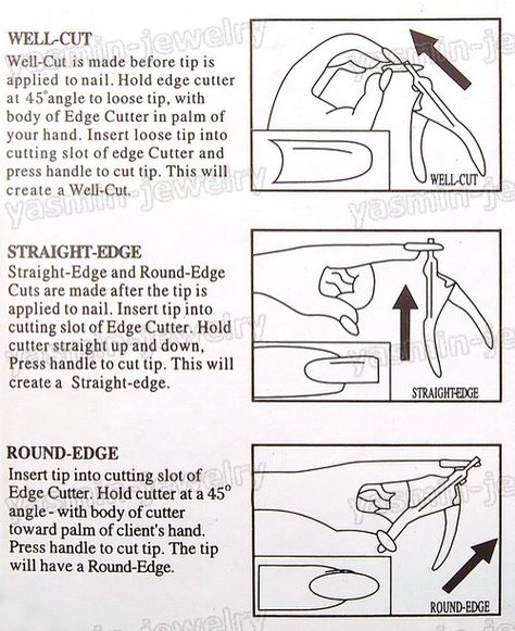 Nail clipper instructions Printable Nail Art, Nail Tech Quotes, Nail Tech School, Nail Tutorial Videos, Business Nails, Acrylic Nails At Home, Nail Courses, Home Nail Salon, Nail Techniques