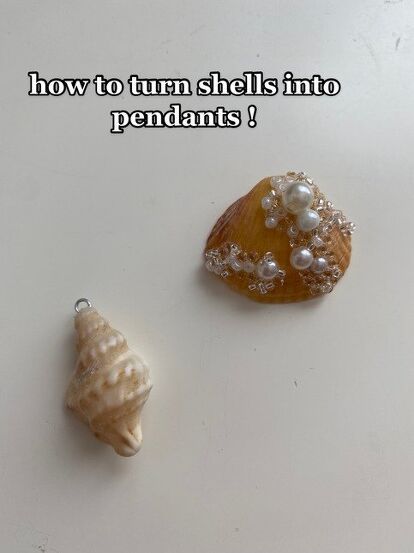 In this tutorial, we’re going to turn seashells into beautiful pendants. You can use these pendants on necklaces, bracelets, and even earrings! Diy Sea Shell Jewellery, Making Sea Shell Jewelry, Diy Jewelry With Shells, How To Make Seashell Jewelry, Seashell Pendant Necklace, How To Make Holes In Shells, How To Make A Mermaid, Cone Shell Jewelry, Shell Necklace Diy Seashell Jewelry