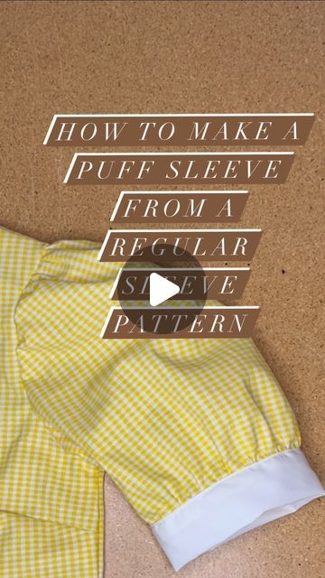 Ida’s Threads on Instagram: "How to make a puff sleeve from a regular sleeve pattern   I like to use patterns as a jumping off point. Often for theatre I don’t have enough time to drape or draft a pattern from scratch so I’ll use a pattern that is similar to what I want and alter as needed. This is a quick hack to change a regular sleeve into a puff sleeve that is gathered on the top and bottom.   Altering patterns can also be a good way to begin to understand how to draft your own patterns.   #slowfashion #thrifted #upcycled #sewingproject #sewingtips #sewingtutorial #sewingcommunity #sewinglovers #sewingtechniques #quicksewingproject #puffsleeve #gathers #sewingpattern #alteringsewingpatterns" Adding Puffy Sleeves, How To Make Puff Sleeve Pattern, How To Sew A Puff Sleeve, Puff Sleeve Sewing Pattern, How To Sew Puffy Sleeves, How To Make Puff Sleeves, Small Puff Sleeve Blouse Indian, Puff Sleeve Pattern Drafting, Puff Sleeve Pattern Tutorials