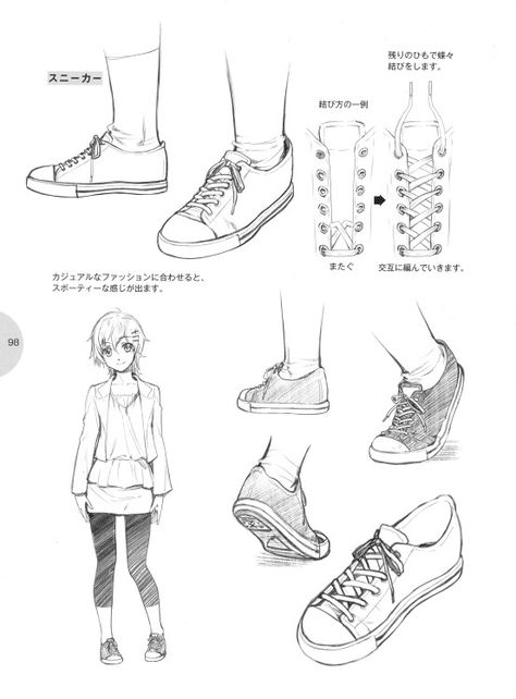 Differet shoes feet and a person Manga Tutorial, Anime Tutorial, Drawing Anime Clothes, 캐릭터 드로잉, Poses References, Animated Drawings, Drawing Clothes, Drawing Skills, Drawing Lessons