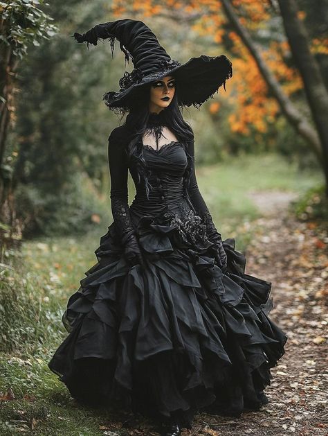 Creative Halloween Costume Ideas for Women from Glamorous to Spooky Styles Halloween Wedding Outfits, Witchy Costume Ideas, Cute Witch Costume, Witches Costumes For Women, Witch Costume Diy, Pirate Core, October Days, Creative Halloween Costume Ideas, Salem Halloween