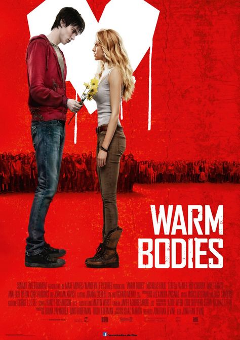 Most adorable zombie movie ever. Warm Bodies Movie, Film Zombie, Warm Bodies, Best Zombie, John Malkovich, Teresa Palmer, Zombie Movies, Nicholas Hoult, Septième Art