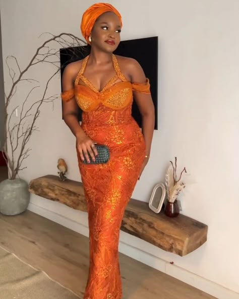 Stylaa! 🍁⭐ When burnt orange melts ⭐🍁 into skin 🥵 Beautiful Aso-ebi babe @stylaa.app 👉🏾 #️⃣ #stylaa⁠ .⁠ . .⁠ . .⁠ . . .⁠ . .⁠ 💃🏾 @kamsi_n 🪡 @timarelagos . . . . Disclaimer : No copyright infringement intended. All rights and credits reserved to the rightful owner(s). . .⁠ ⁠.⁠ #stylaa #couture #fashiondesigners #burntorange #owambestyles #sewing #asoebi #tradwedding #asoebidesigns #bridesmaiddresses #fashionblogger #weddings #gelestyles Orange Asoebi Lace Styles, Burnt Orange And Black Asoebi Styles, Lace Long Dress Styles, Burnt Orange African Lace Dress, Peach Asoebi Lace Styles, Orange Asoebi, Burnt Orange Lace Dress, Long Dress Styles, Burnt Orange Aso Ebi Lace Styles 2022