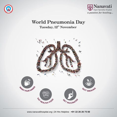 Pneumonia is an infectious disease that causes infection in one or both lungs. It can be serious and life-threatening. On this World Pneumonia Day, Pledge to protect yourself with some simple interventions. Visit: http://bit.ly/2nnipMG #Healthcare #WorldPneumoniaDay #Doctors #Mumbai World Pneumonia Day, Education Poster Design, Be Serious, Staying Healthy, Knowledge Quotes, Education College, Education Poster, Character Wallpaper, Protect Yourself