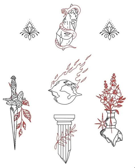 Greek Art Tattoo, Art Deco Tattoo, Simple Tattoos For Guys, Greek Mythology Tattoos, Sharpie Tattoos, Flash Tattoo Designs, Mythology Tattoos, Greek Tattoos, Cool Small Tattoos