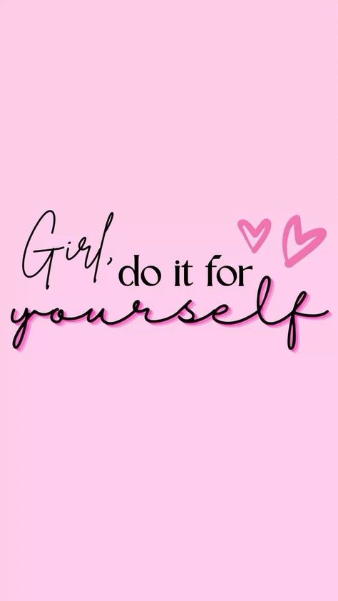 Girly Affirmation Wallpaper, Self Love Affirmation Quotes Wallpaper Pink, Pretty Pink Iphone Wallpaper, Wallpapers On Wall, Inspirational Quotes Positive Background, Cute Quotes For Wallpaper, How To Make Aesthetic Wallpapers, Pink Quotes Wallpaper Iphone, Quote Motivational Positive