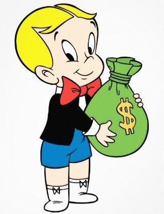 Richie Rich Richie Rich Comics, Cartoon Character Tattoos, Richie Rich, Rich Boy, Black And White Tree, Get Rich, Movie Poster Art, Dope Art, Comic Book Covers