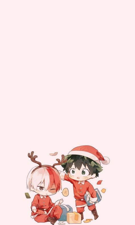 Todoroki Christmas, Christmas Wallper, Deku And Todoroki, Christmas Wallpaper Iphone Cute, Best Wallpaper Hd, Anime Lock Screen Wallpapers, Disney Princess Fan Art, Xmas Wallpaper, Christmas Artwork