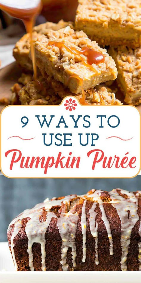 9 Recipes to Use Up Leftover Pumpkin Puree! Don’t banish leftover pumpkin purée to the back of your freezer only to be forgotten and tossed. Get the most out of pumpkin season by using leftover pumpkin purée for Chocolate Pumpkin Pancakes, Pumpkin Biscotti, and to enhance your morning coffee. #simplyrecipes #pumpkinpuree #pumpkin #pumpkinrecipes Use Leftover Pumpkin Puree, Recipes Using Canned Pumpkin Puree, Recipes With Homemade Pumpkin Puree, Breakfast Ideas With Pumpkin Puree, Frozen Pumpkin Recipes, Recipes With 1 Cup Of Pumpkin, What To Make With Leftover Pumpkin Puree, Recipes Using 1 Cup Of Pumpkin, Christmas Pumpkin Recipes