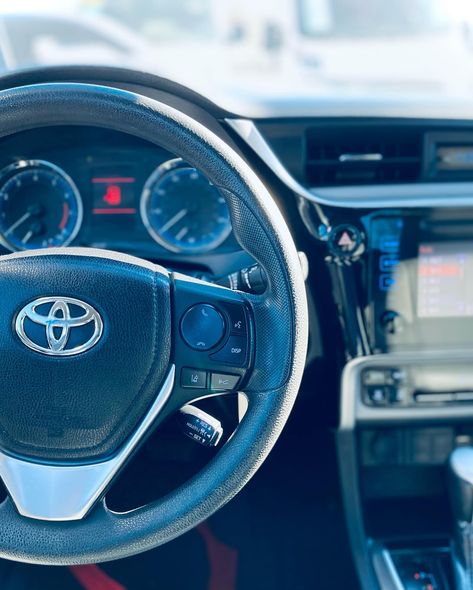 Toyota Corolla LE Toyota Corolla Interior, Toyota Corolla 2017, Corolla Le, Toyota Corolla Le, March 7, Toyota Corolla, Toyota, Vehicles, On Instagram