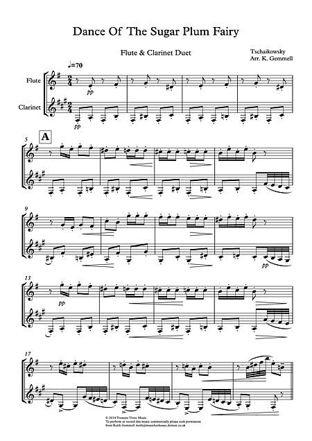 Dance Of  The Sugar Plum Fairy: Flute & Clarinet Duet Flute Memes, Peter Ilyich Tchaikovsky, Band Puns, Fiddle Music, Harp Music, Clarinet Music, Clarinet Sheet Music, Clarinets, Marching Band Humor