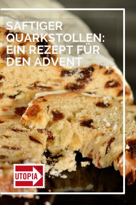 Quarkstollen ist eine saftige und leicht mürbe Alternative zum typischen Stollen. Hier erfährst du, wie du das traditionelle Adventsgebäck selber machen kannst. German Food, Restaurant Recipes, Christmas Cake, Christmas Food, Banana Bread, Advent, Food And Drink, Bread, Baking