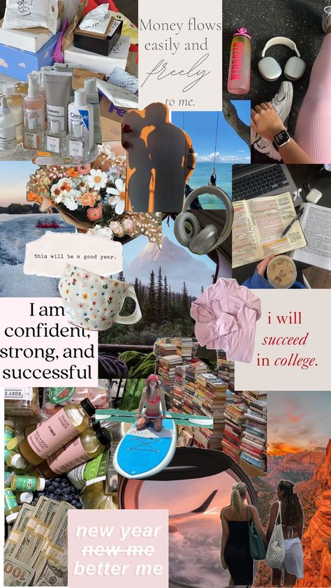 #2024 #inspoboard #inspo #moodboard #newyear #gym #travel #lulu #college #success #books #health #healthylifestyle Gym Moodboard, Inspo Board, Mood Board Inspiration, Mood Boards, Mood Board, Gym, Collage