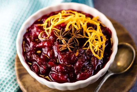 Easy Instant Pot Cranberry Sauce Orange Sauce Recipe, Peach Sauce, Cranberry Orange Sauce, Oatmeal Cookie Bars, Jellied Cranberry Sauce, Homemade Cranberry Sauce, Leftover Cranberry Sauce, Sliced Pears, Cranberry Sauce Recipe