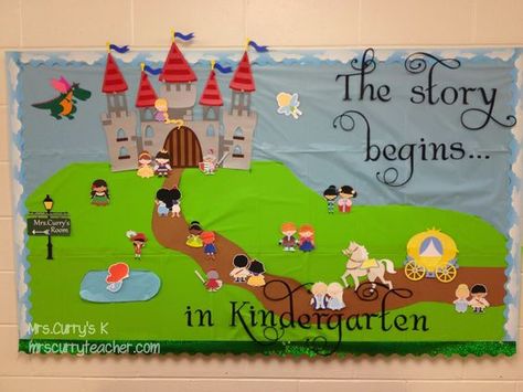 fairy tale bulletin board | Thanks to Lettering Delight's Dreams ... Fairy Tail Bulletin Board Ideas, Rapunzel Bulletin Board Ideas, Fairy Tales Bulletin Board, School Theme Bulletin Board Ideas, Storybook Bulletin Board Ideas, Fairy Tail Classroom Theme, Fairy Tales Bulletin Board Ideas, Castle Theme Bulletin Board, Fairy Tales Decorations